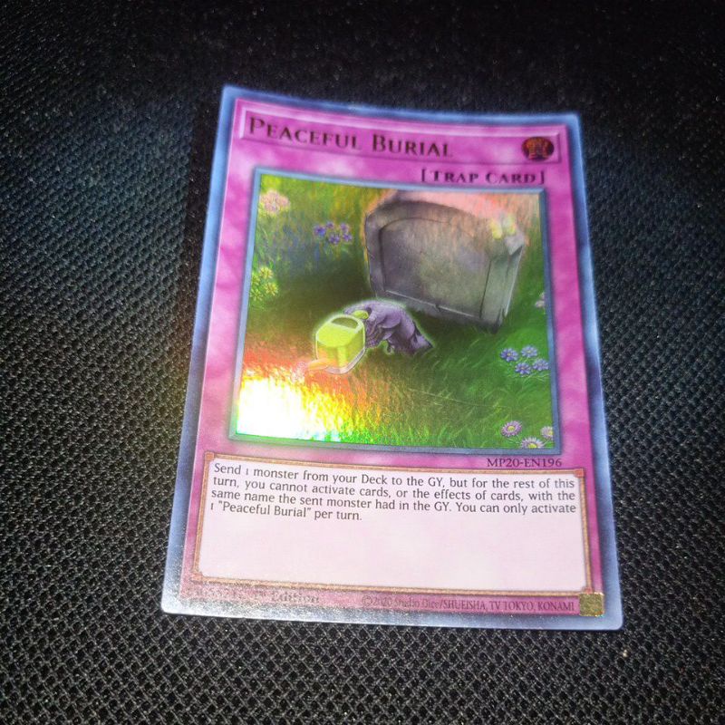 KN_yugioh shop thẻ bài Peaceful Burial - MP20-EN196 - Ultra Rare 1st