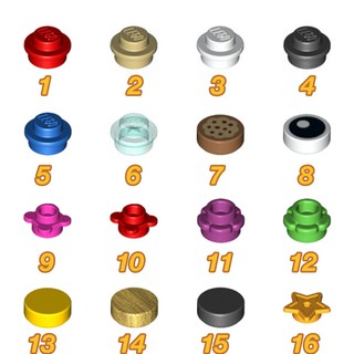 [1 Cái] Phụ Kiện LEGO Viên Tròn 1x1 Hoa, Bánh, Mắt, Ngôi Sao