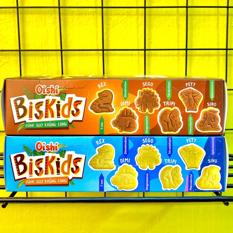 Bánh quy khủng long Biskids Oishi