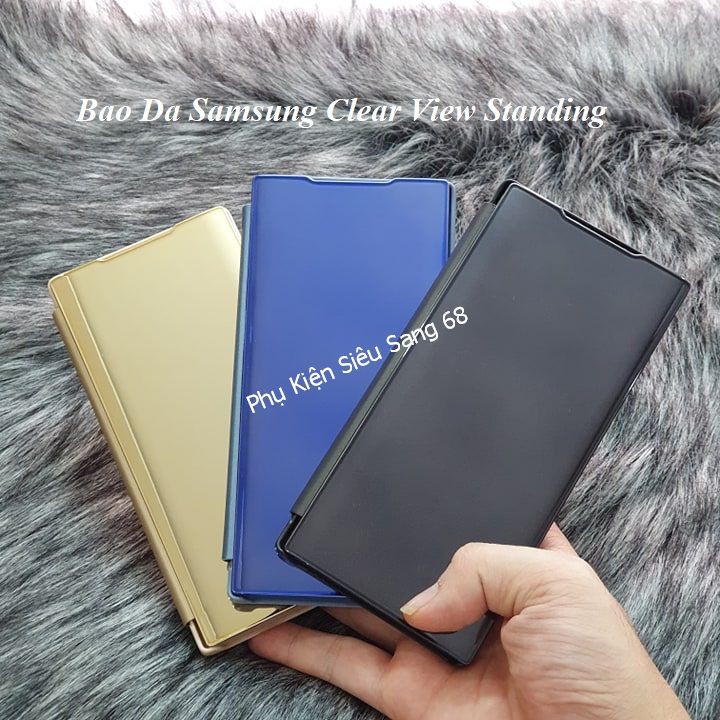 Note 10| Bao Da Clear View Standing Samsung Note 10