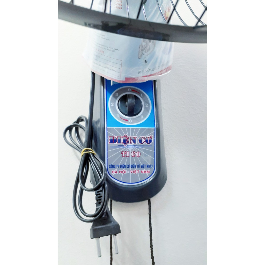 Quạt treo tường Tico 2 dây - TM-B400, sải cánh 400, quạt Điện cơ Việt Nhật
