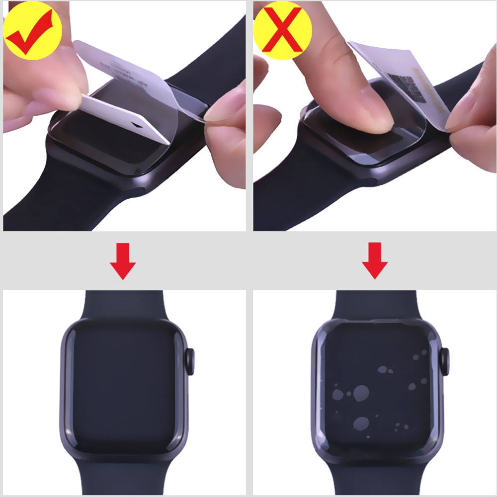 Miếng dán PPF apple watch size 38 40 41 42 44 45 49 mm series dẻo chống trầy xước [PPF-AW]