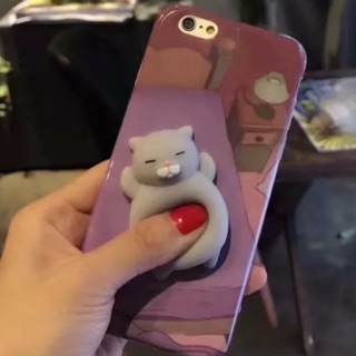 Ốp lưng mochi mèo - case mèo iphone 6+