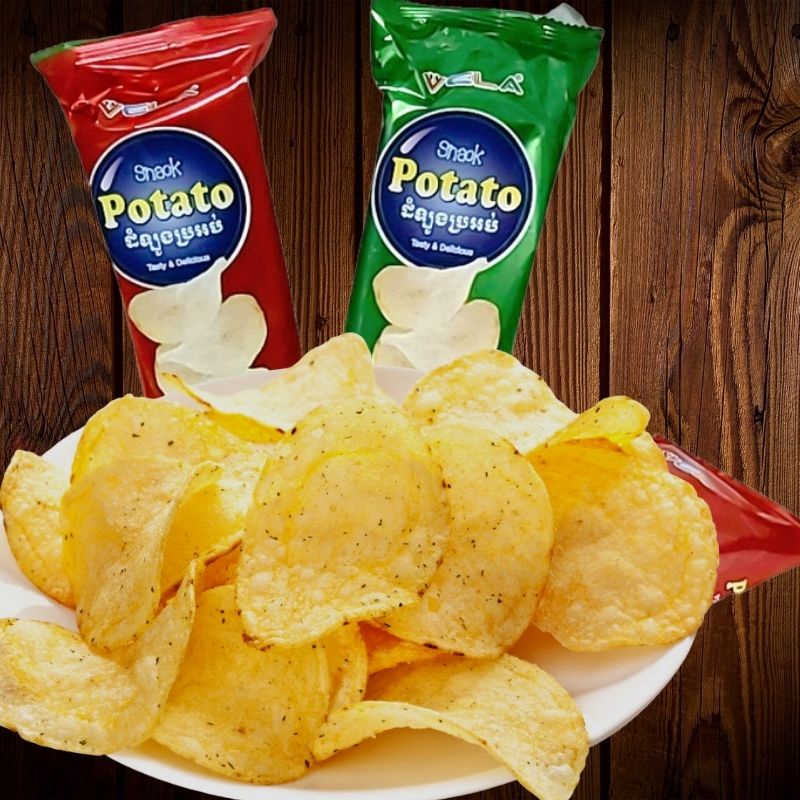 Bịch snack potato khoai tây lát 30 gói