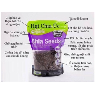 Hạt chia Úc Absolute Organic 100g (Tách từ gói nguyên 1kg)
