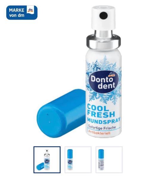 Xịt thơm miệng Dontodent Cool Fresh