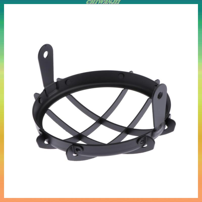 Ốp Lưới Bảo Vệ Đèn Pha Hình Vuông Kiểu Retro 5.75 Inch Chuyên Dùng Cho Xe Máy