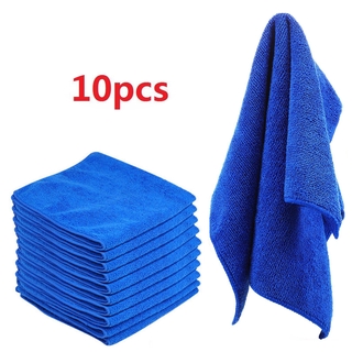Vải làm sạch sợi nhỏ 10 PCS Vải làm sạch sợi siêu nhỏ siêu mềm mại Đa chức năng Khăn vải không xơ vải để lau xe & vệ sinh gia đình