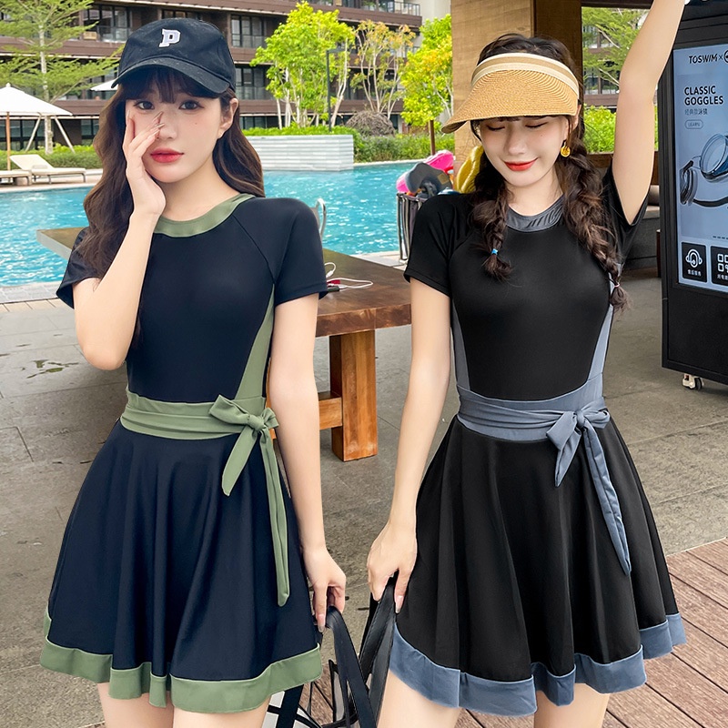 Đồ bơi thể thao đồ bơi hàn quốc 1 mảnh cho nữ set liền thân đồ tắm biển nữ một mảnh kín đáo Bộ Đồ Bơi Một Mảnh Kiểu Mới Thời Trang Sành Điệu Cho Nữ
