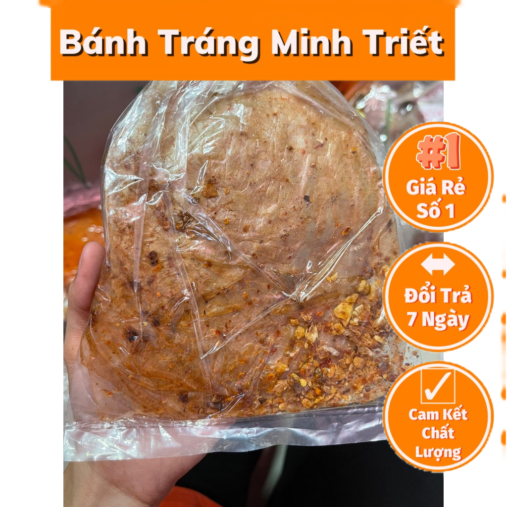 [Combo10b] Bánh tráng phơi sương xì ke muối tỏi nhuyễn siêu cay