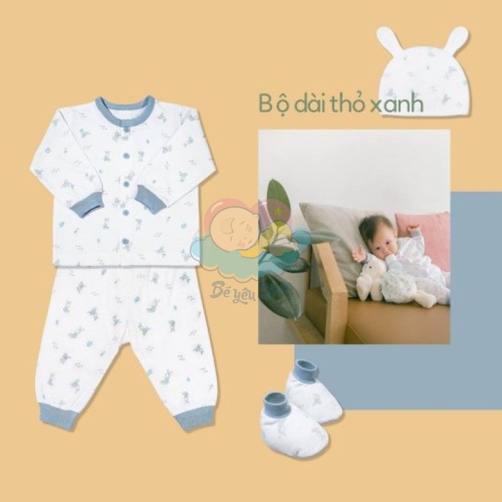 (Tuyển sỉ, ctv) Quần sơ sinh dài MIOMIO cho bé từ 0-24 tháng (dày 100% cotton)