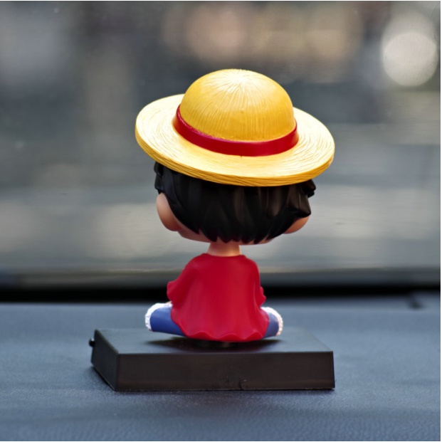 Mô hình One Piece Luffy, Zoro, Sanji, Chopper Lắc Đầu, Kê Điện Thoại, Trang Trí Decor Ô tô, Góc Học Tập - Tượng Figure