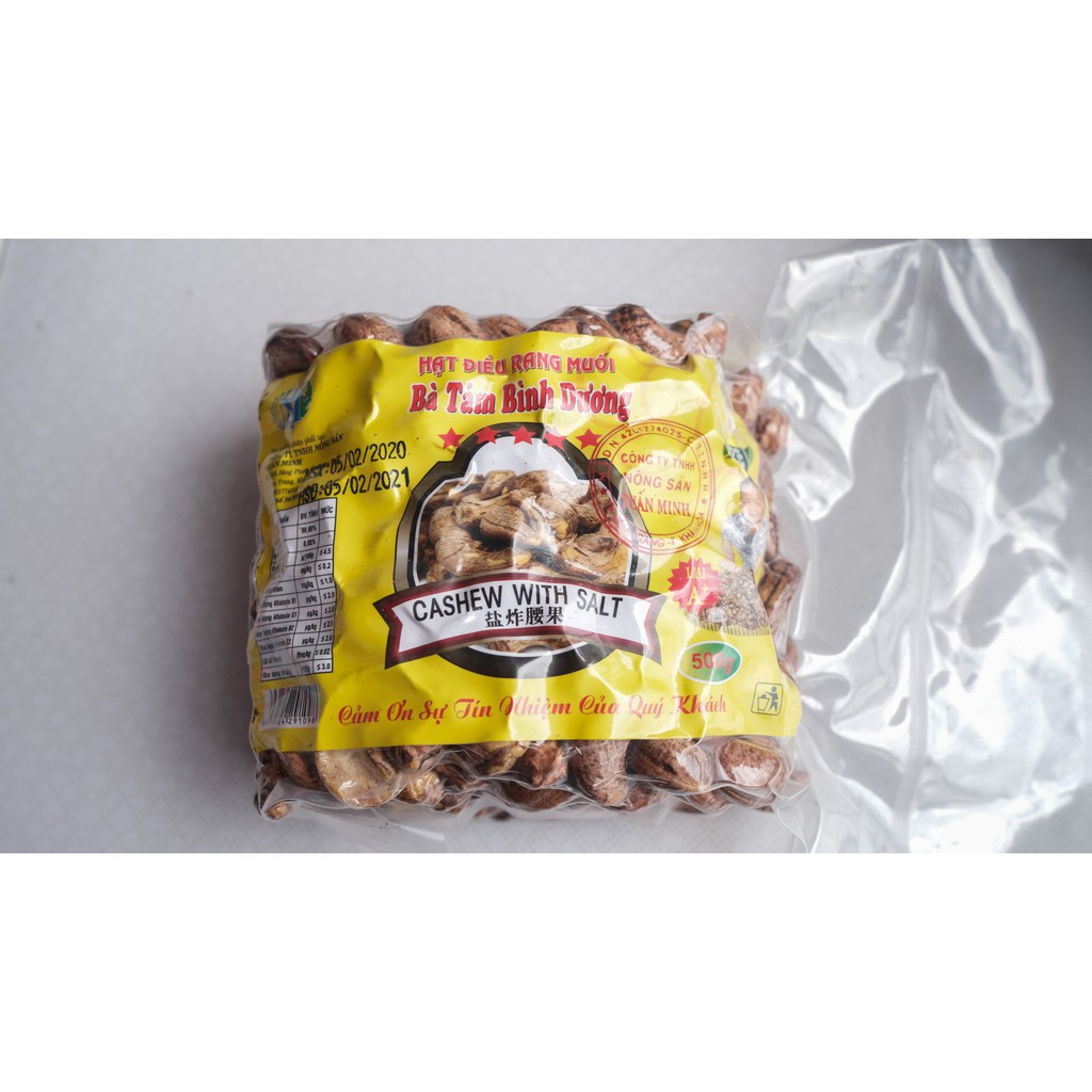 (FREESHIP EXTRA) 1 kg Hạt điều rang muối nguyên hạt, vỏ lụa