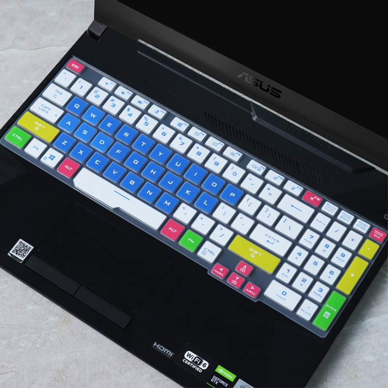 Miếng Dán Bảo Vệ Bàn Phím Bằng Silicon Mềm Siêu Mỏng Cho Asus Tuf Gaming A15 Fa506 Fa506iu Fa506ii 15.6 Inches