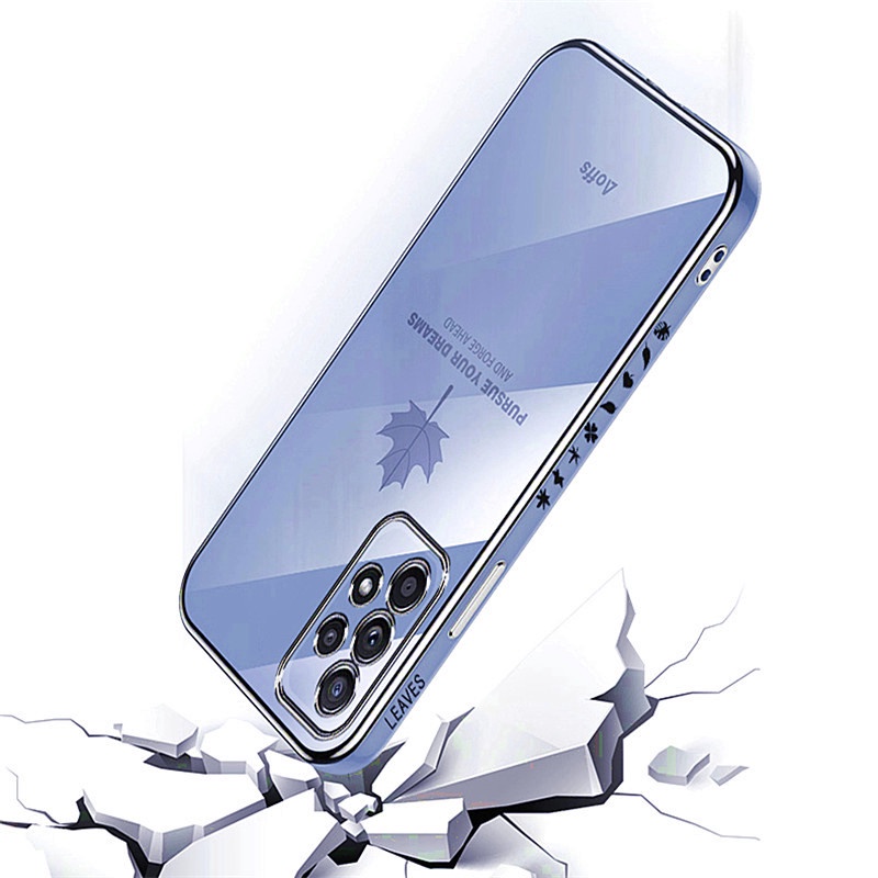 Ốp Điện Thoại Họa Tiết Lá Phong Dành Cho Samsung Galaxy A02S A03 A03S A23 4G A13 A33 A53 A73 5G A23 5G