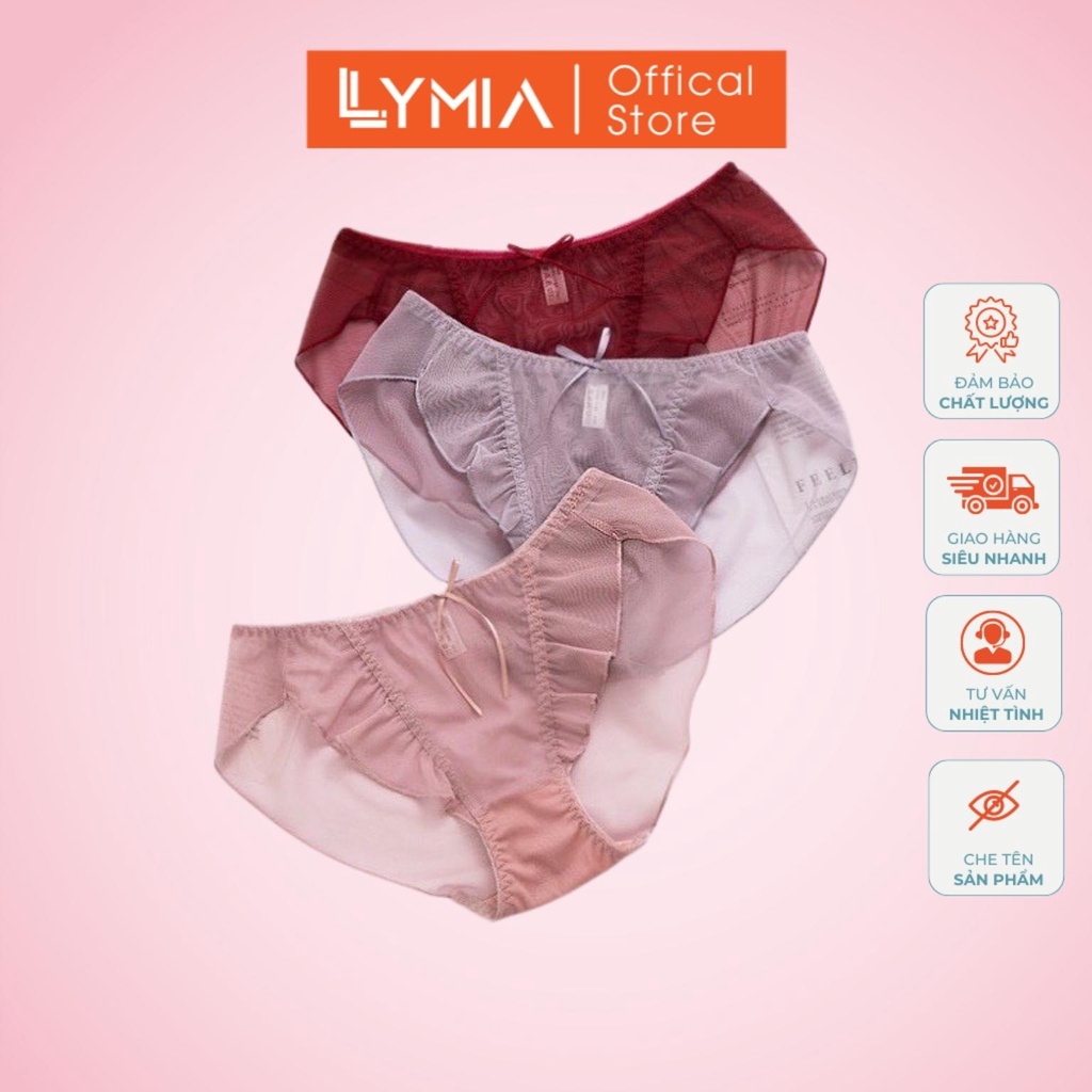 Quần lót ren nữ lưới bèo tàng hình cao cấp 886