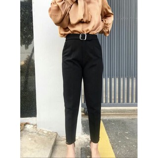 [FREESHIP- Ảnh Thật] Quần baggy vải  VNXK  đai vuông chất đẹp loại 1