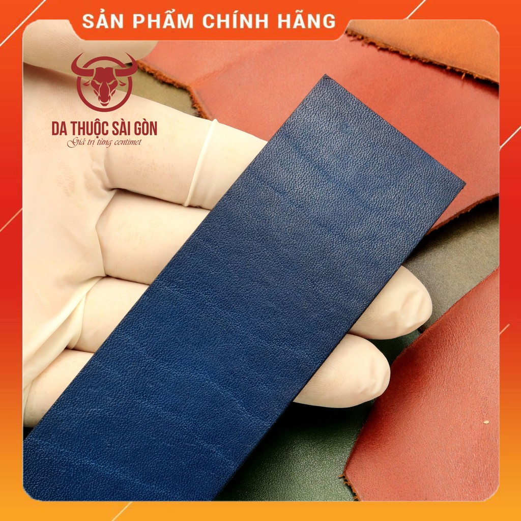 Màu mhuộm da bò Italy cao cấp màu xanh dương đậm (Bluette) - Da Thuộc Sài Gòn