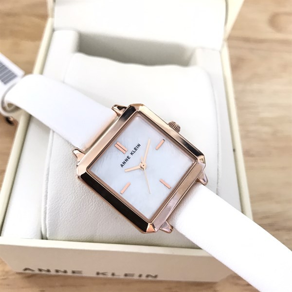 [CHÍNH HÃNG] Đồng Hồ Nữ ANNE KLEIN AK 3090RGWT MẶT VUÔNG SANG TRỌNG