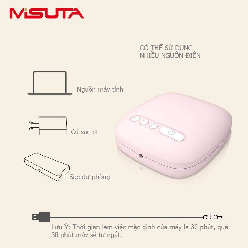 Máy hút sữa điện đơn MISUTA cao cấp chất lượng ổn định