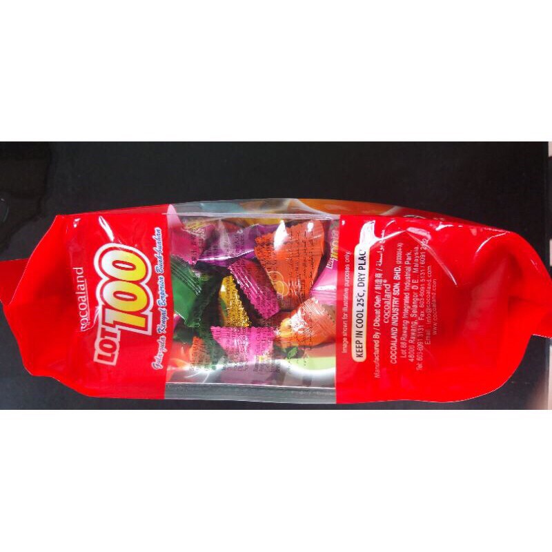 Kẹo Lot100 vị trái cây tổng hợp 150g (Malaysia)