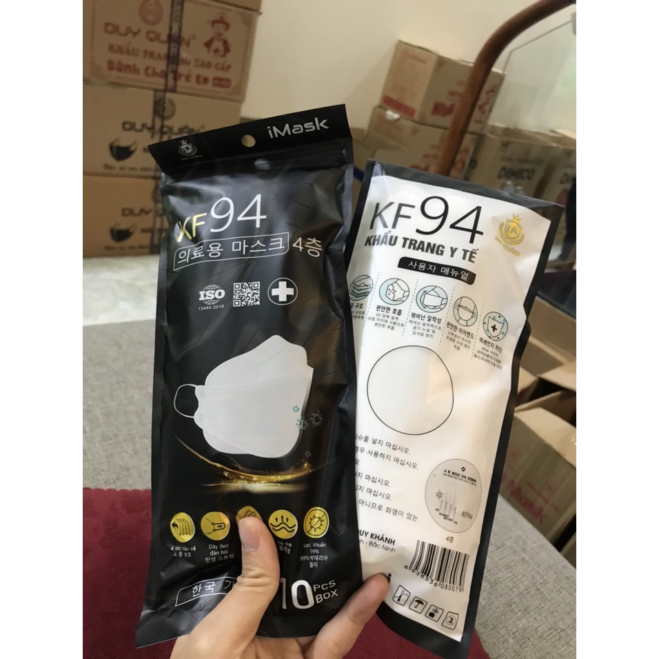 Set 10 khẩu trang KF94 Duy Khánh