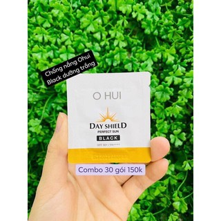 Kem chống nắng ohui perfect sunblock black