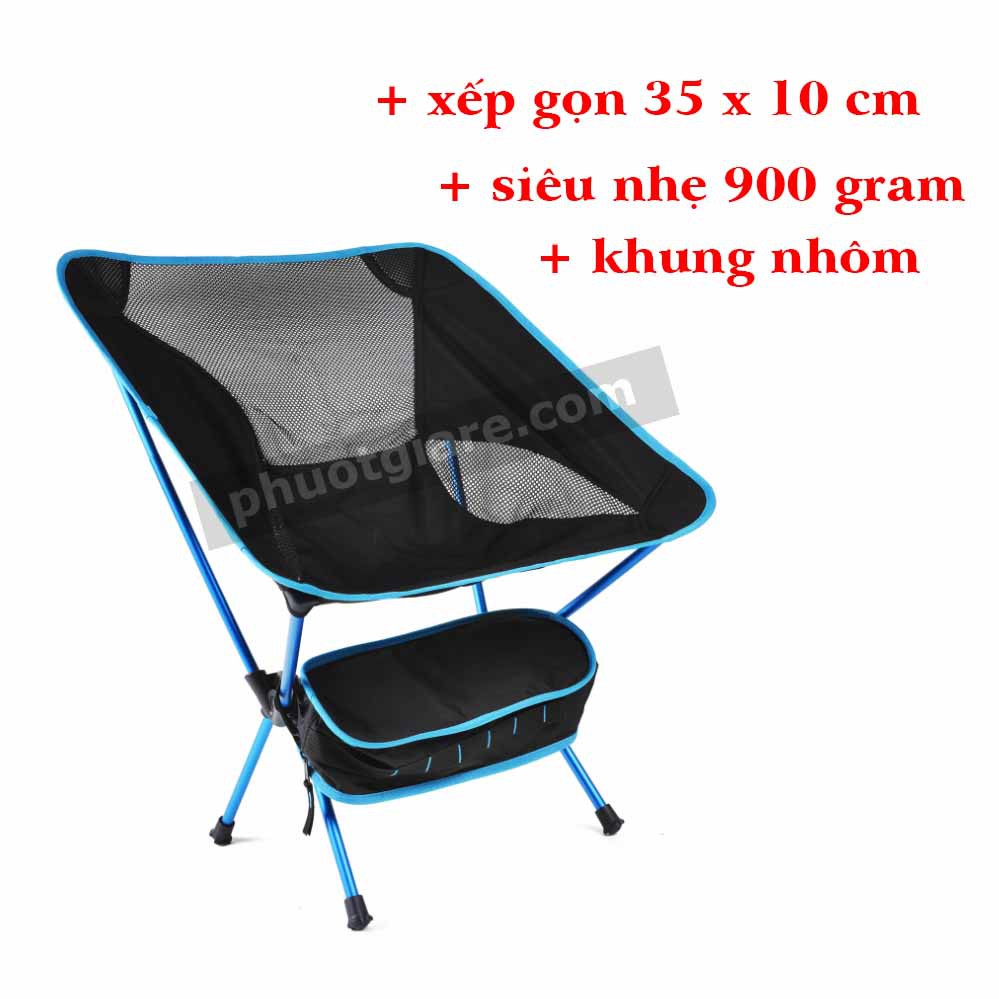 [Freeship 50k] Ghế xếp gọn 120kg phượt dã ngoại du lịch câu cá cắm trại mini | WebRaoVat - webraovat.net.vn