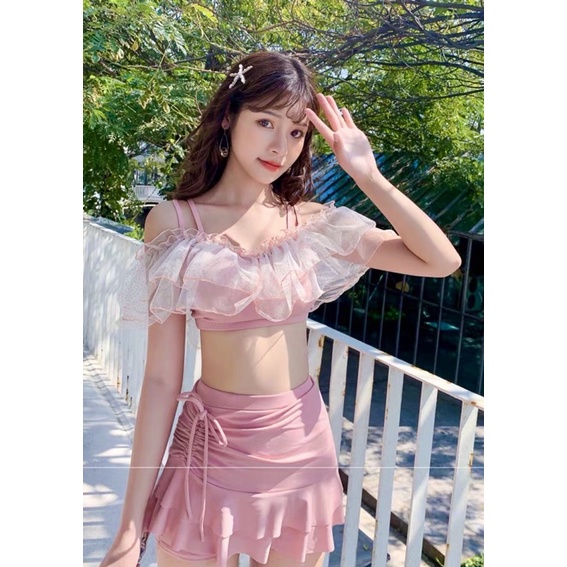 (CÓ SẴN+VIDEO) Bikini ren ngực, đồ bơi đi biển kín đáo Quảng Châu loại 1 | BigBuy360 - bigbuy360.vn