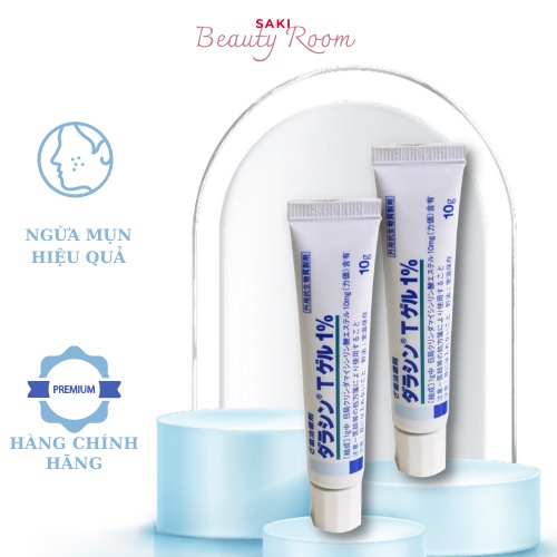 Kem bôi giảm mụn ngừa thâm Sato Nhật Bản 10g Sakibeauty gel gom cồi mụn