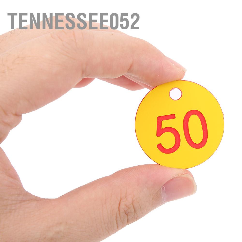 Hàng Sẵn Thẻ Đánh số Nhãn Vật tư Treo Nuôi ong Chăn nuôi Trang trại 【Tennessee052】