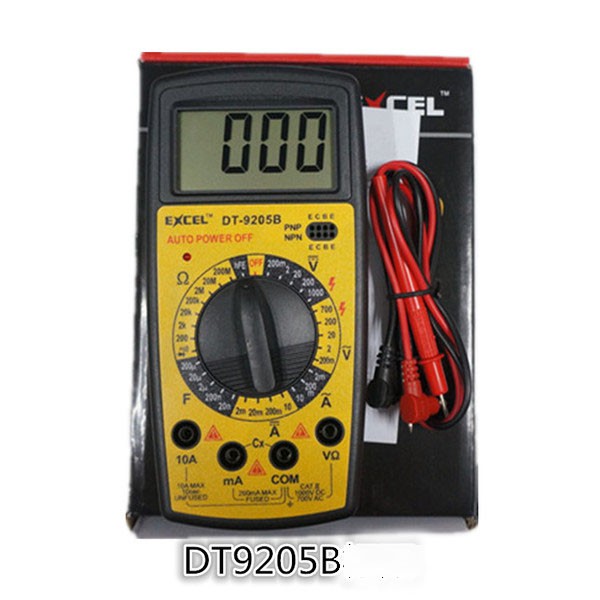 Đồng hồ đo vạn năng Excel DT-9205B sửa chữa điện tử