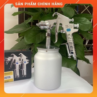 Súng Phun Sơn W77 💛 [ CHUYÊN PHUN KEO ĐẶC ] 💛 Súng Phun Sơn Giá Rẻ