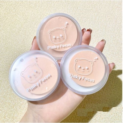 Phấn phủ nén Pink Focus Gấu dành cho da dầu