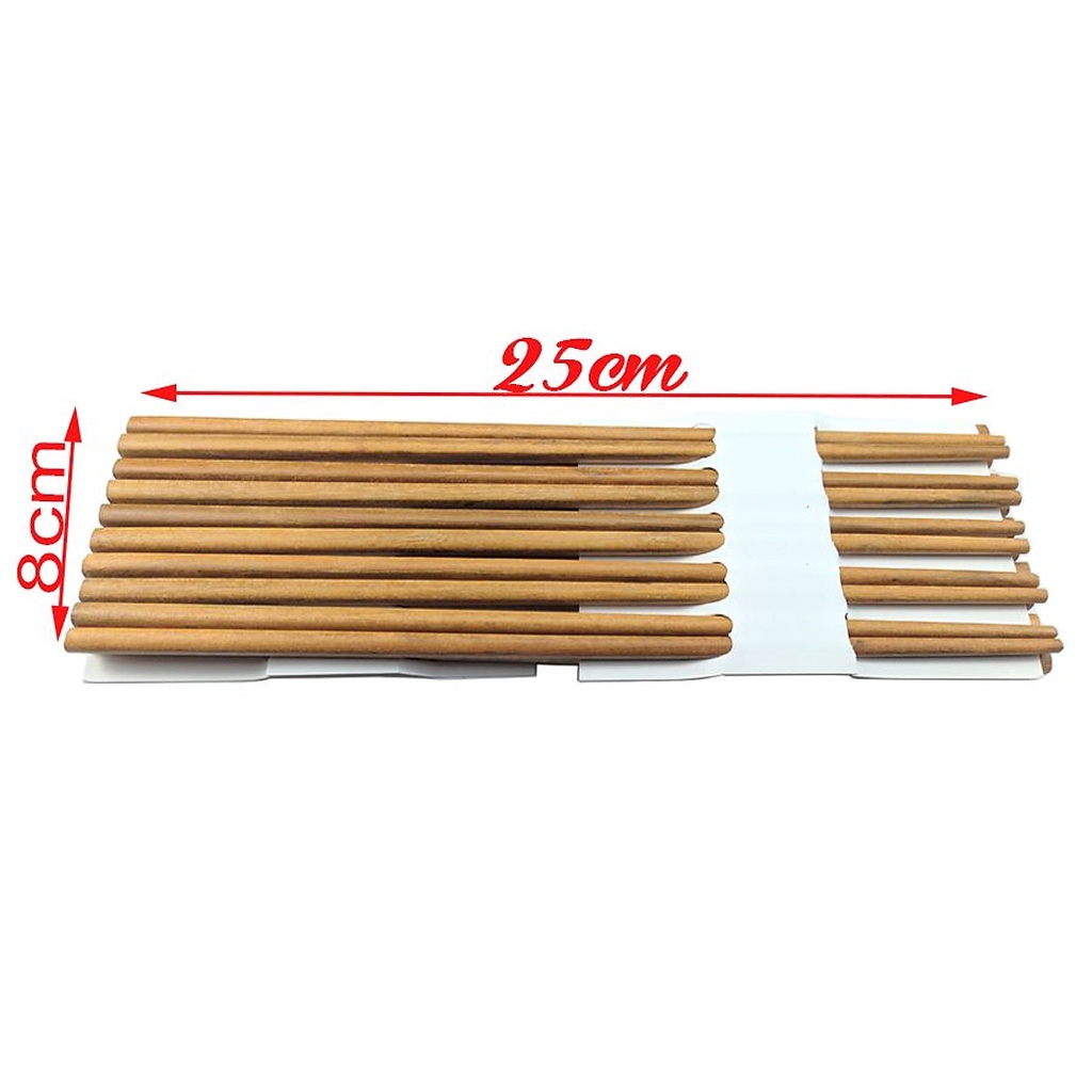 Đũa Gỗ Chò Chỉ - Gỗ Căm Xe - Đũa Dừa Lão Cao Cấp Tiến Phát