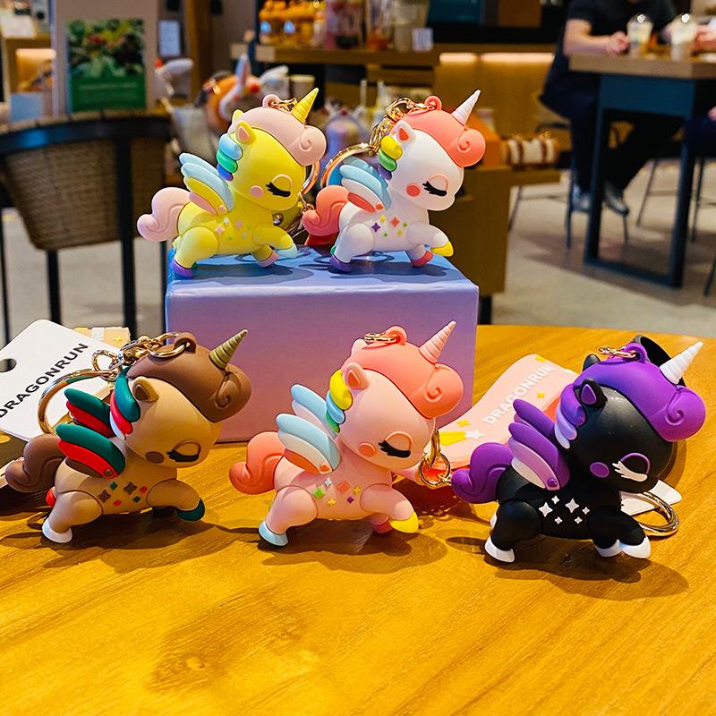 [Ảnh thật] [Có sẵn] Móc khóa ngựa thần dễ thương Hottrend -phụ kiện túi xách