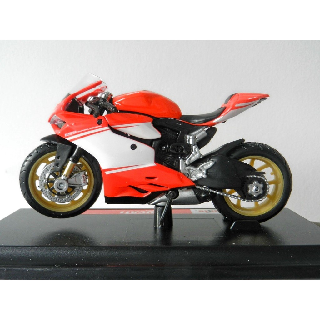 MÔ HÌNH XE MOTO Siêu xe Ducati 1199 Superleggra - MAISTO tỷ lệ 1:18