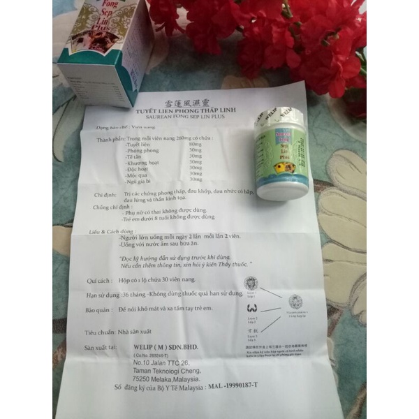 TUYẾT LIÊN PHONG THẤP LINH PLUS MALAYSIA