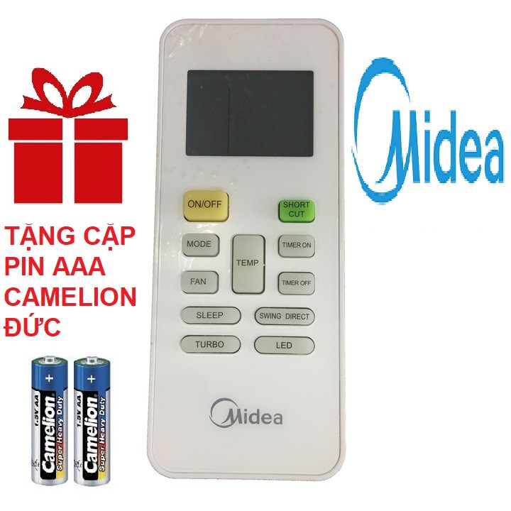 Remote máy lạnh MIDEA RG52B/BGE - Điều khiển điều hòa MIDEA RG52B/BGE