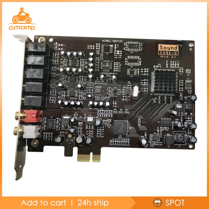 Card Âm Thanh 5.1 Pci-E Sáng Tạo Cho Gigabit Ethernet Máy Tính