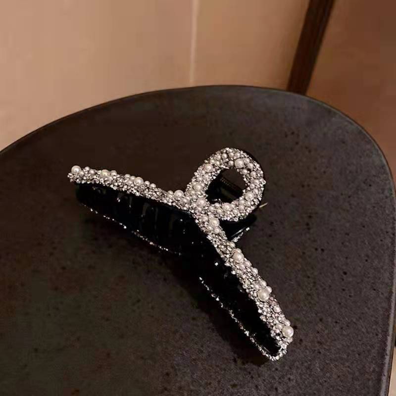 Cặp tóc ngoặm Hàn Quốc đính hạt sáng