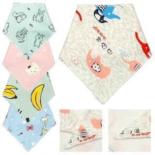 Combo 10 Khăn tam giác chất liệu nỉ bông cao cấp giữ ấm cho bé  - 10KTGNB32