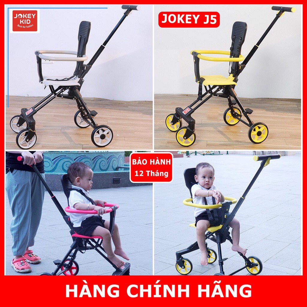 Xe đẩy gấp gọn cao cấp cho bé Jokey J5, xe đẩy em bé đi du lịch siêu gọn nhẹ - Bảo Hành 12 tháng