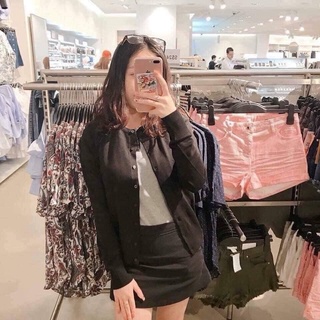 Cardigan cổ tròn HM chính hãng