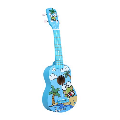 Đàn Ukulele Soprano Hoạt Hình 4 Dây Woim Nhiều Màu Sắc - Tặng Kèm Hấp Dẫn