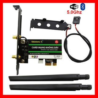 [Mã ELMS5 giảm 7% đơn 300K] Card Wifi cho máy tính bàn Intel AC 3165 7260 8260 9260