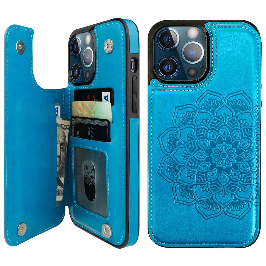 Ốp Điện Thoại Dạng Ví Cho iphone 13 13Promax 12 / 11 / xs / xsmax / xr / 7 / 8 plus