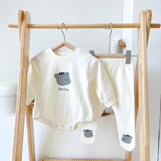 Set gấu body + quần cho bé
