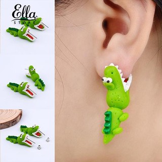 Đôi bông tai hình cá sấu 3D vui nhộn đáng yêu cho nữ