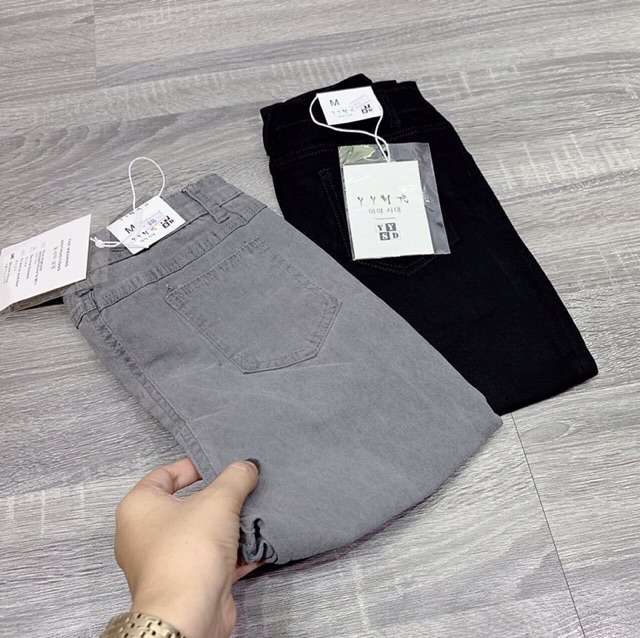 Quần Jeans Giấy Dạng Skin Tregging thon gọn chân